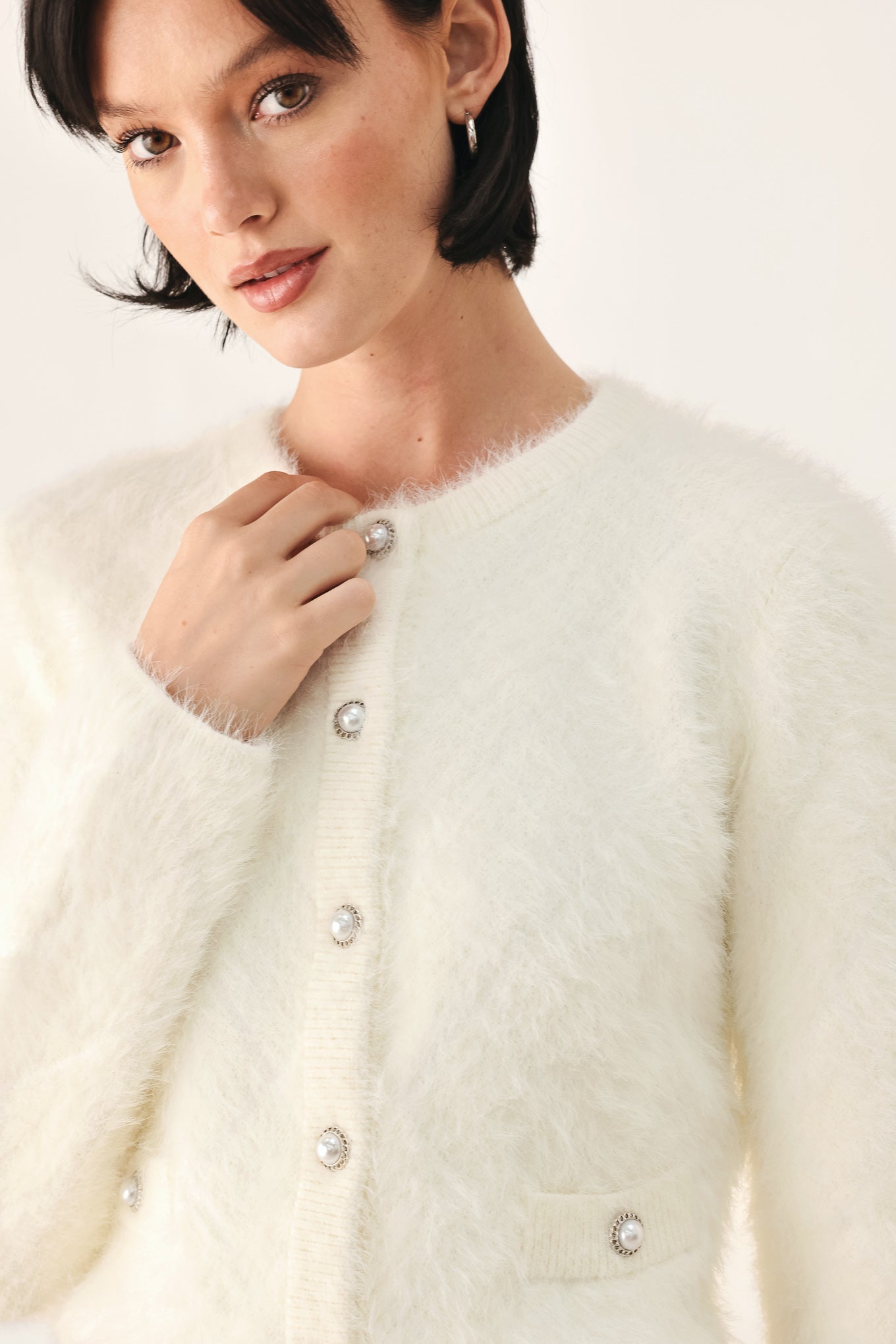 POLISHED MOMENTS CROPPED CARDIGAN