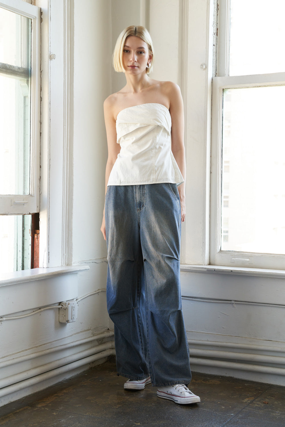 LONGING AND LOVE WOVEN TOP Flying Tomato