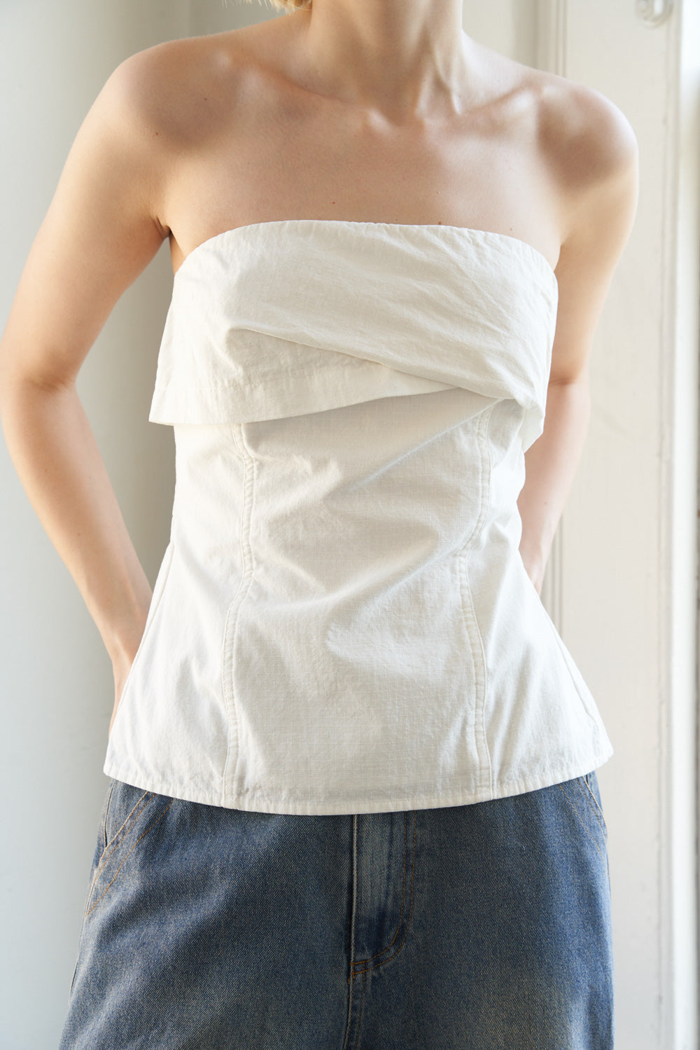 LONGING AND LOVE WOVEN TOP Flying Tomato