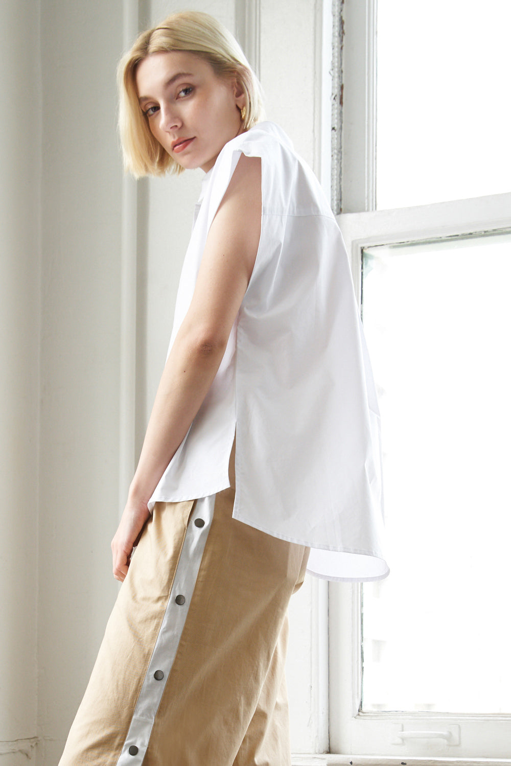 MUCH TO CELEBRATE POPLIN TOP Flying Tomato