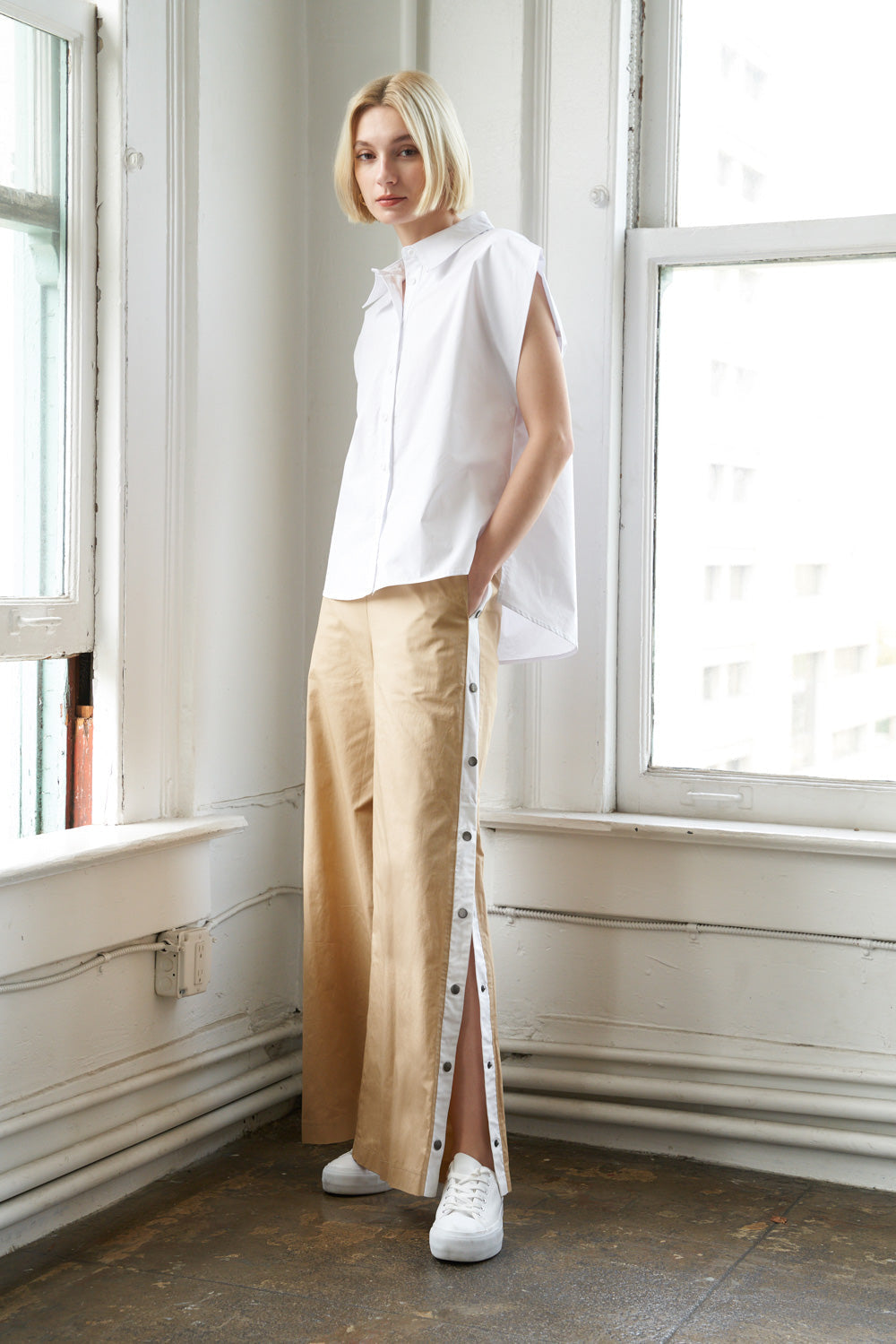 MUCH TO CELEBRATE POPLIN TOP Flying Tomato