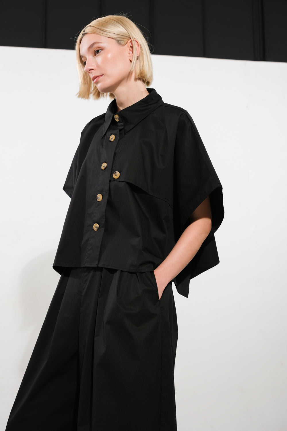 IT'S PERFECT TIMING WOVEN TOP Flying Tomato