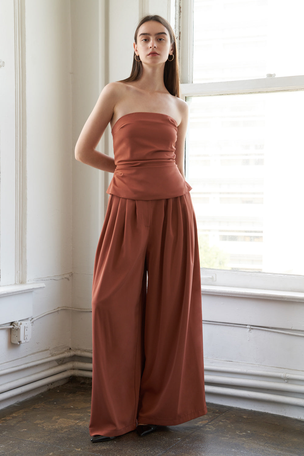 BIRDS SINGING WOVEN TOP Flying Tomato