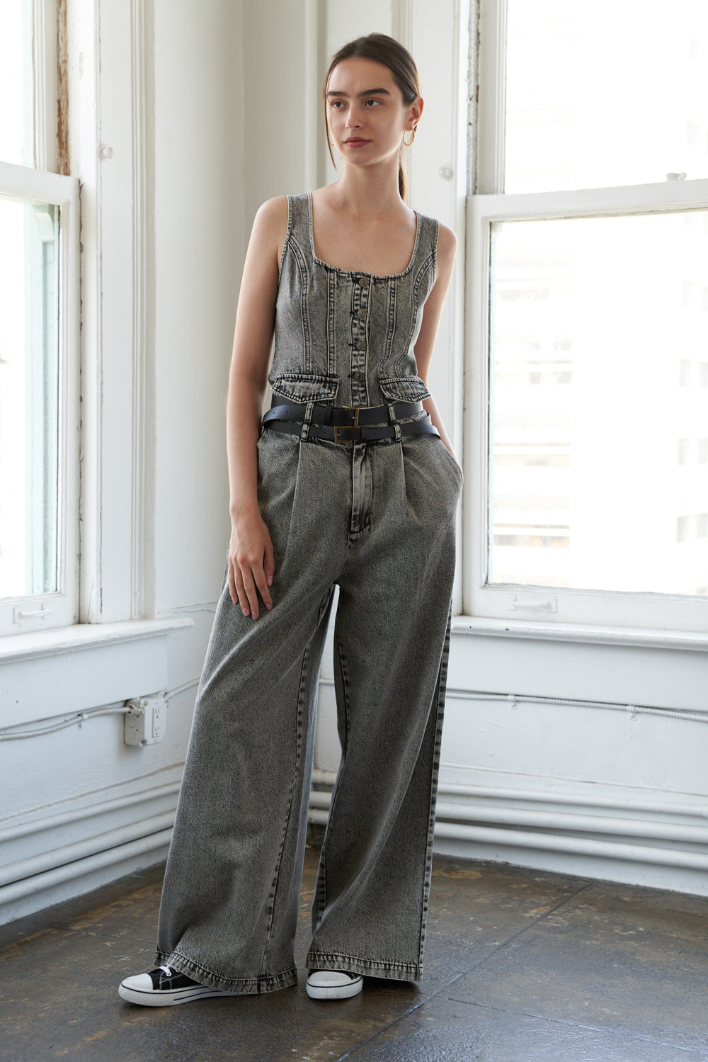 STUNNING GLORY DENIM VEST Flying Tomato