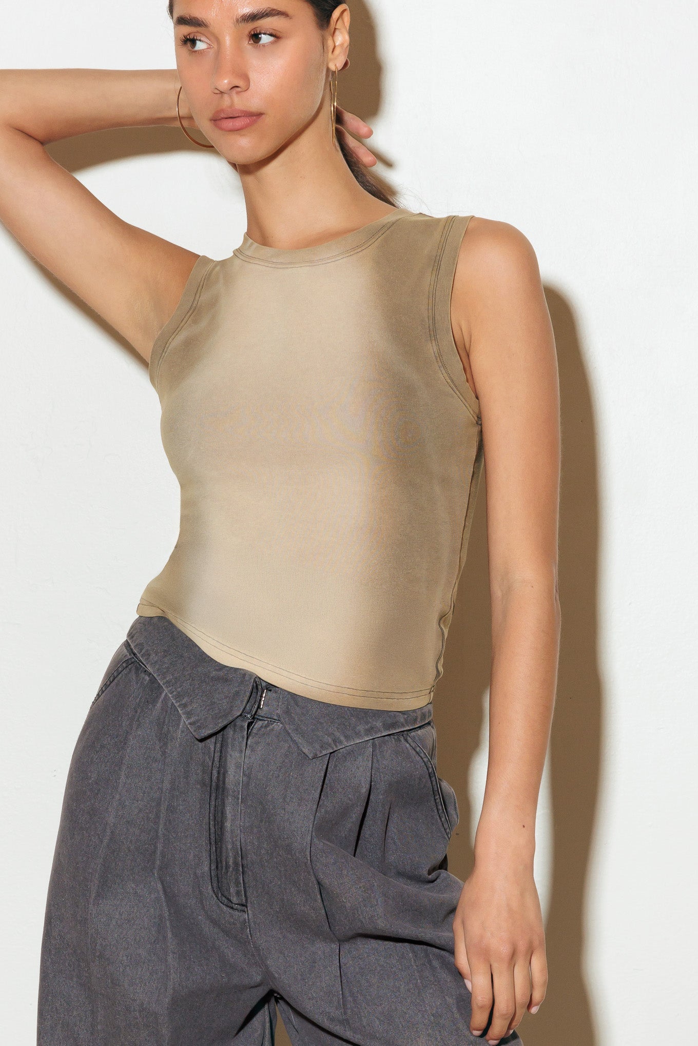 NO ONE PRETTIER KNIT TANK TOP Flying Tomato