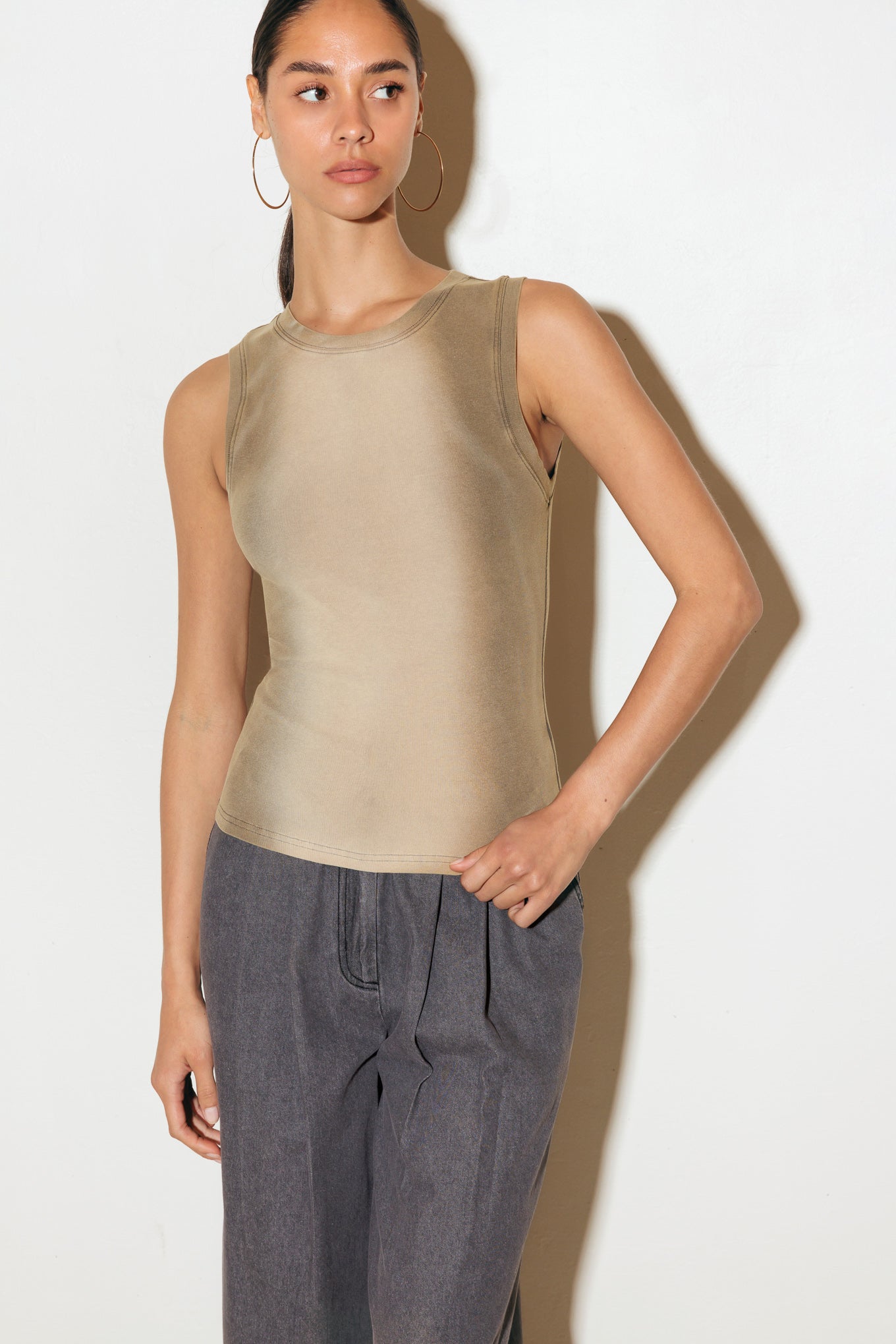 NO ONE PRETTIER KNIT TANK TOP Flying Tomato