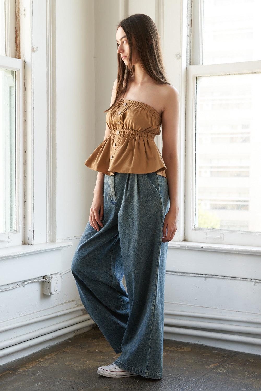 DARLING IMAGE WOVEN TOP Flying Tomato