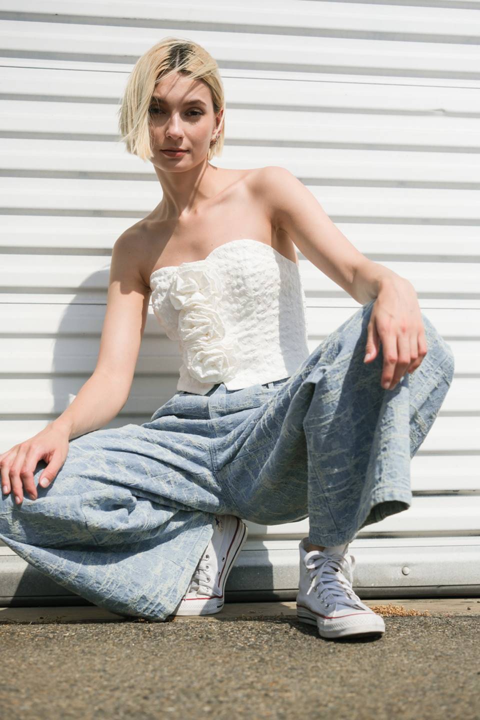 SUMMERY DARLING WOVEN TOP Flying Tomato