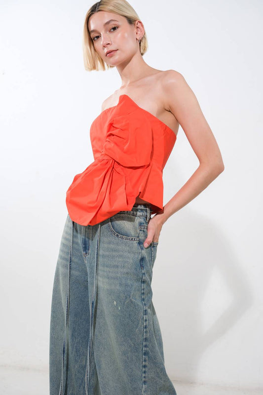 SUNSHINE SELECTION WOVEN TOP Flying Tomato
