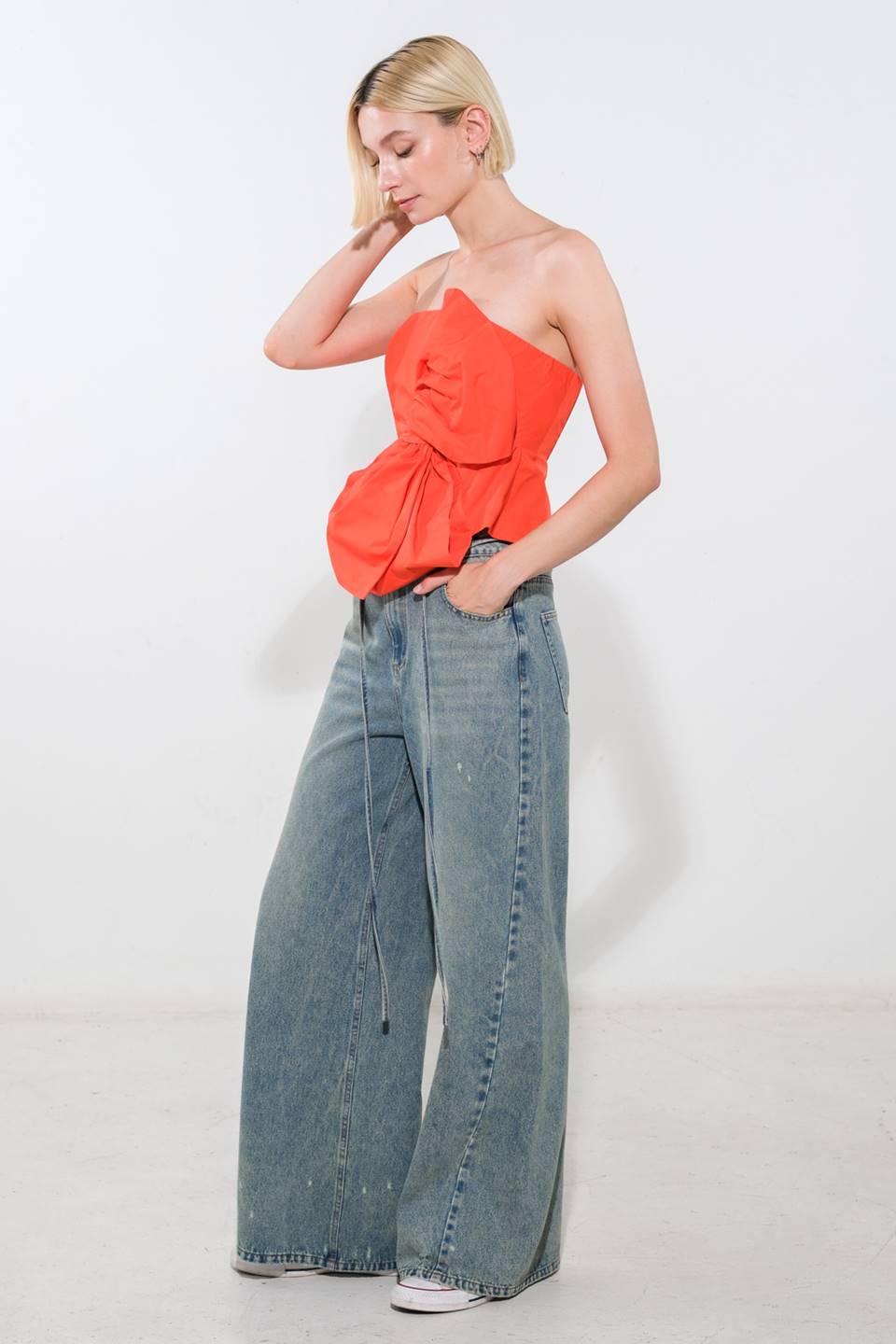 SUNSHINE SELECTION WOVEN TOP Flying Tomato