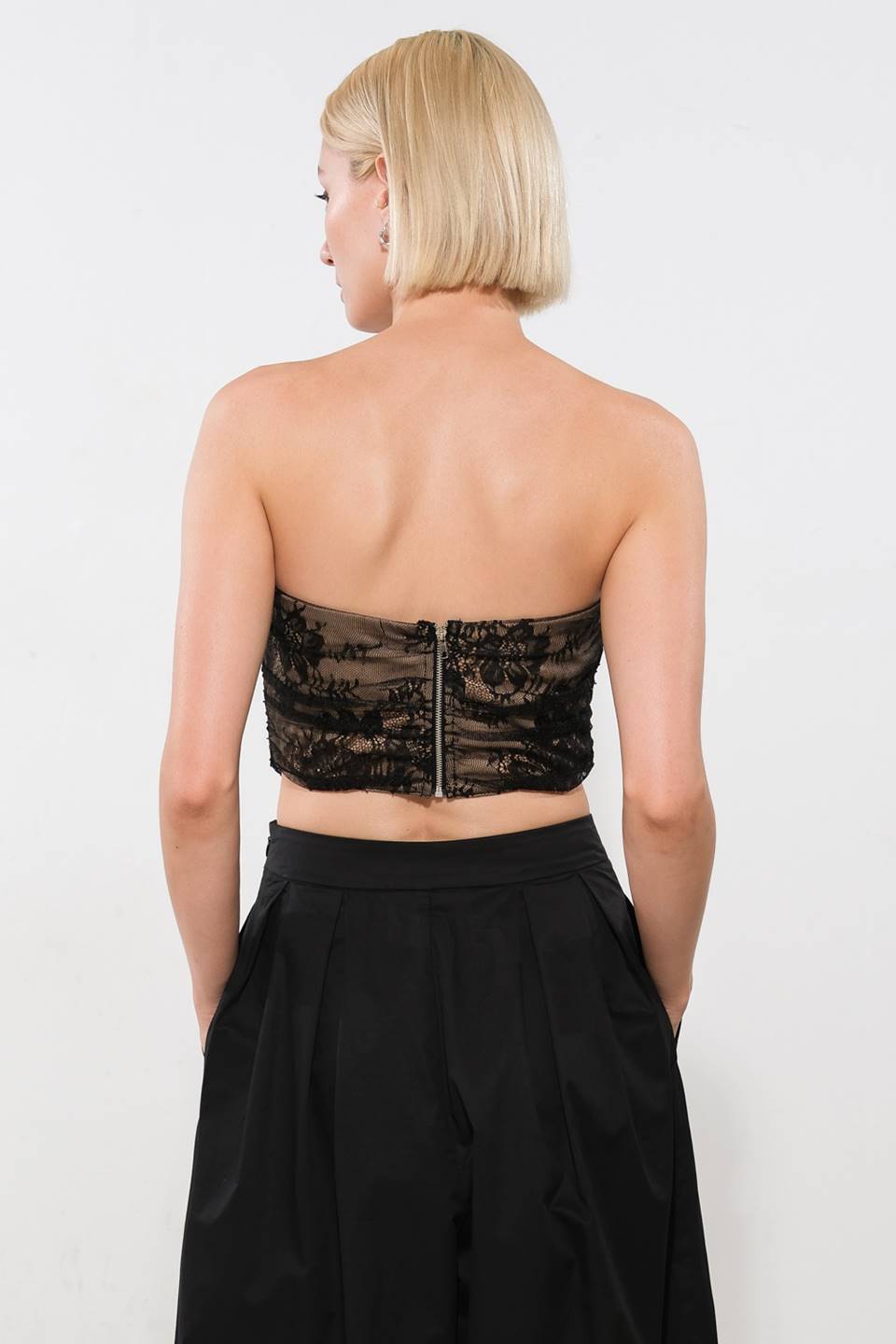 BE THE EXCEPTION LACE CROP TOP Flying Tomato