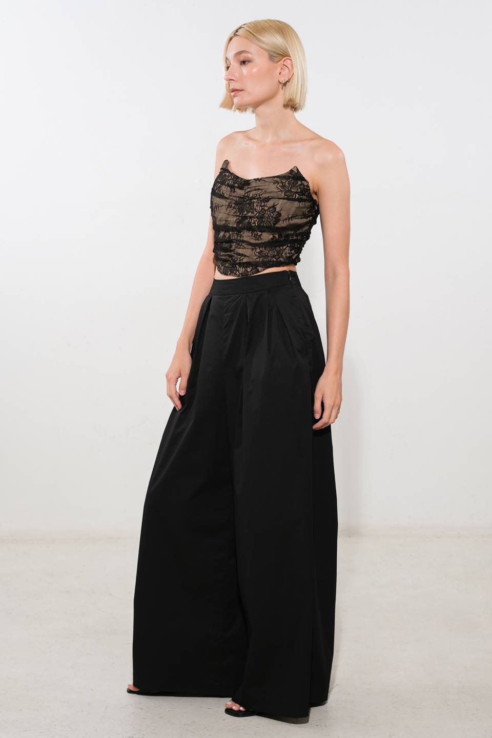 BE THE EXCEPTION LACE CROP TOP Flying Tomato