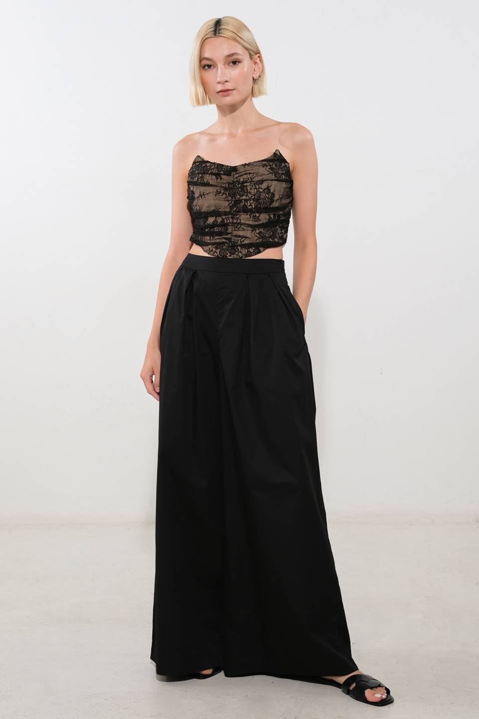 BE THE EXCEPTION LACE CROP TOP Flying Tomato