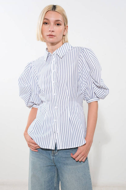 DYNAMIC LOVE WOVEN TOP