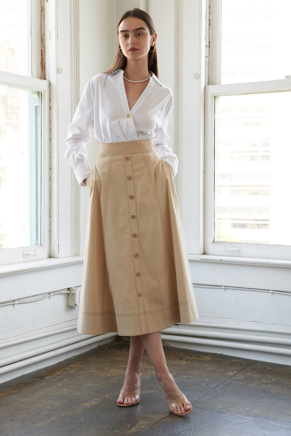 WANDERLUST ASH WOVEN TOP Flying Tomato