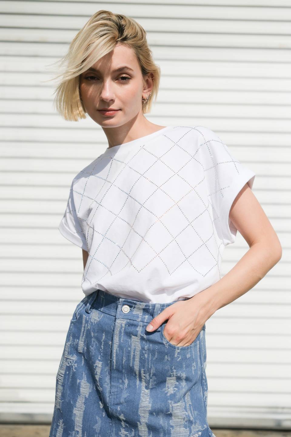 SUNNY ESSENCE KNIT TOP Flying Tomato