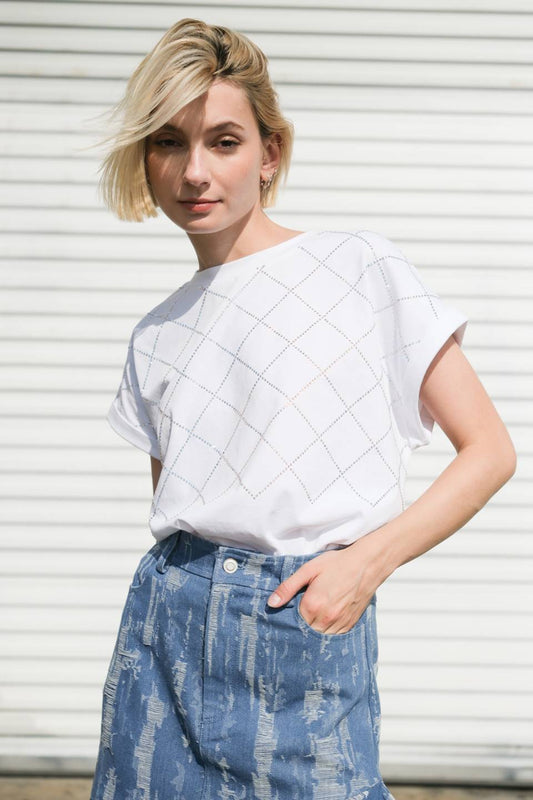 SUNNY ESSENCE KNIT TOP Flying Tomato