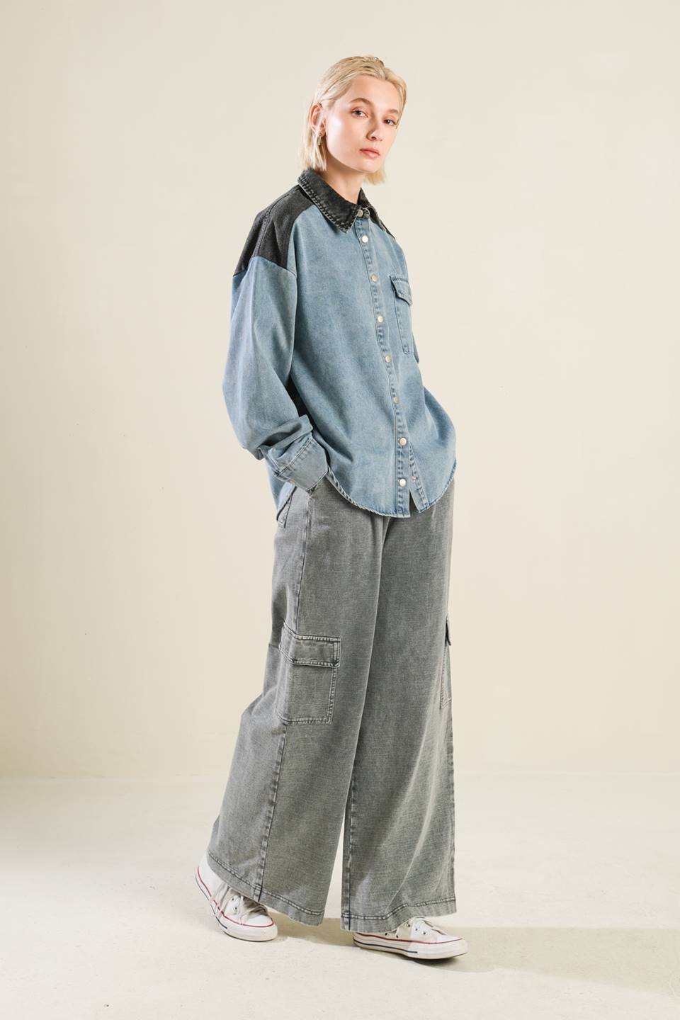 MY LOVE FOR YOU DENIM SHIRT Flying Tomato