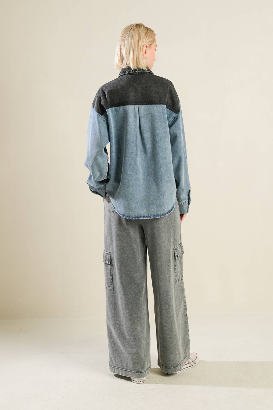 MY LOVE FOR YOU DENIM SHIRT Flying Tomato