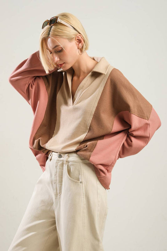 TIME SPENT TOGETHER  KNIT TOP Flying Tomato