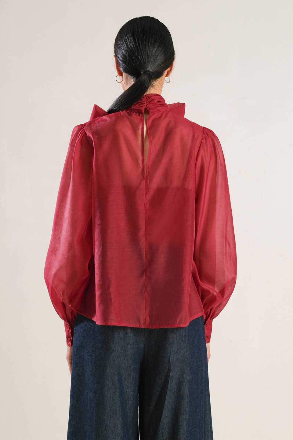 ON THIS DAY ORGANZA TOP Flying Tomato