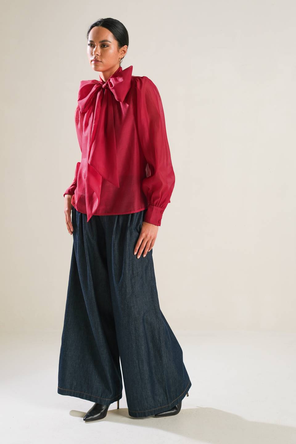 ON THIS DAY ORGANZA TOP Flying Tomato