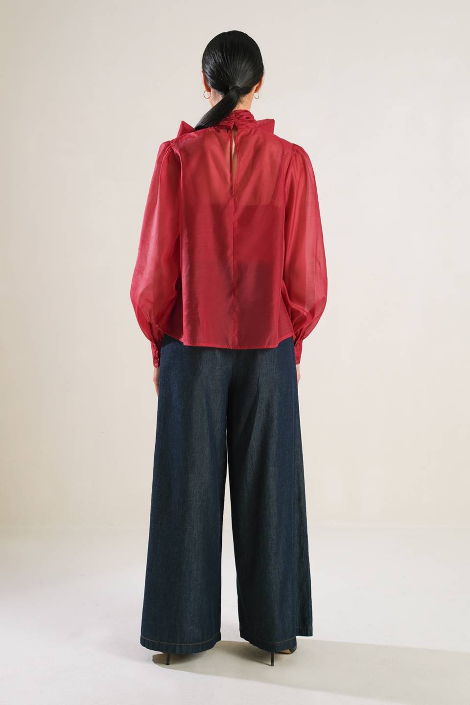 ON THIS DAY ORGANZA TOP Flying Tomato