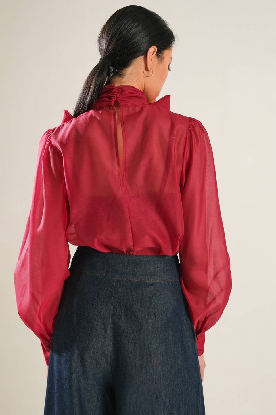 ON THIS DAY ORGANZA TOP Flying Tomato