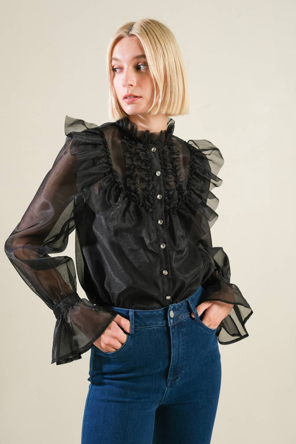TO MY LOVE WOVEN BLOUSE Flying Tomato