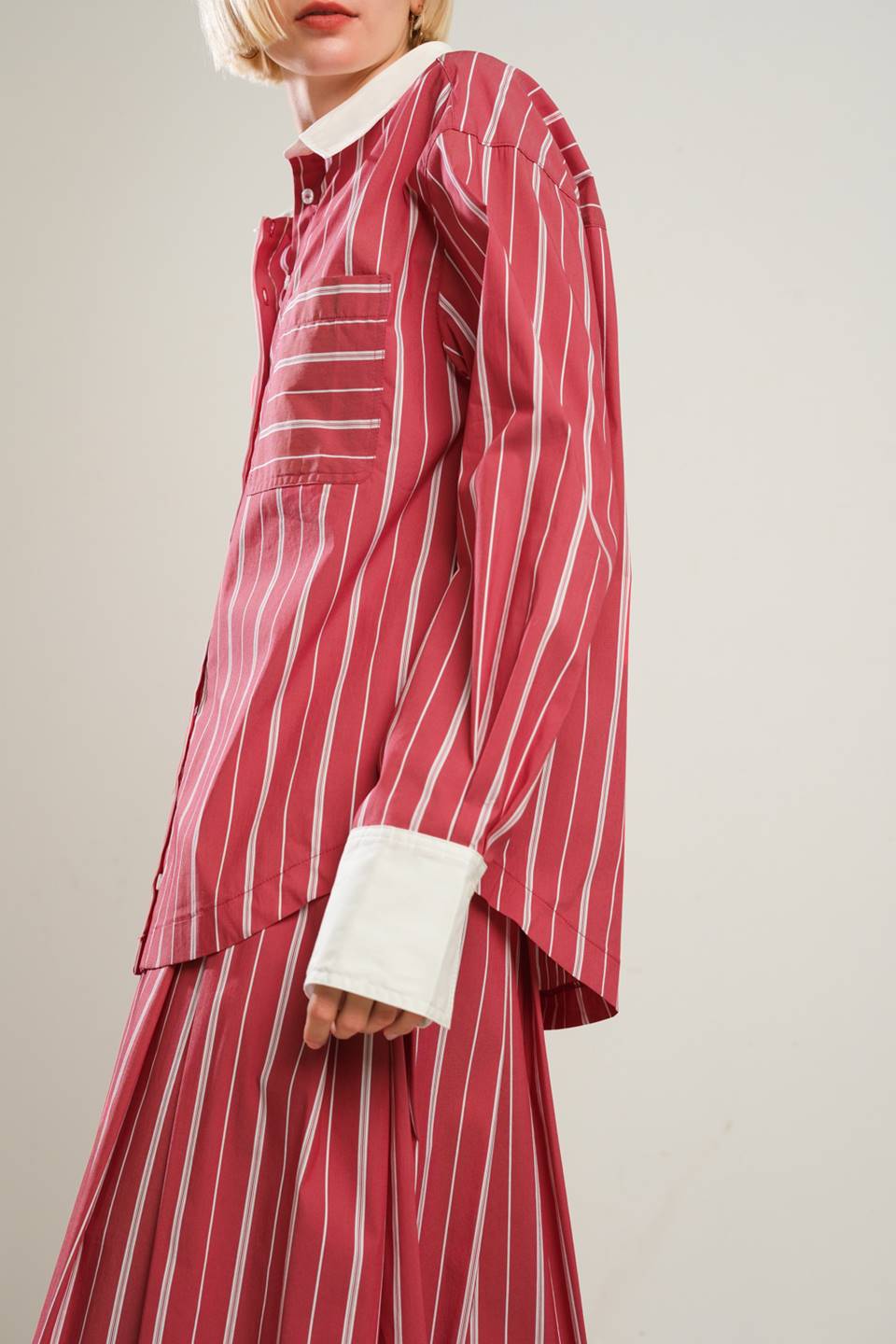 BEHIND THE GRIN WOVEN TOP Flying Tomato