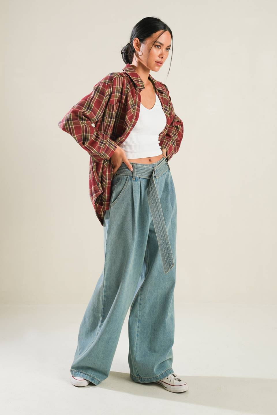 TIMELESS CHARM WOVEN TOP Flying Tomato