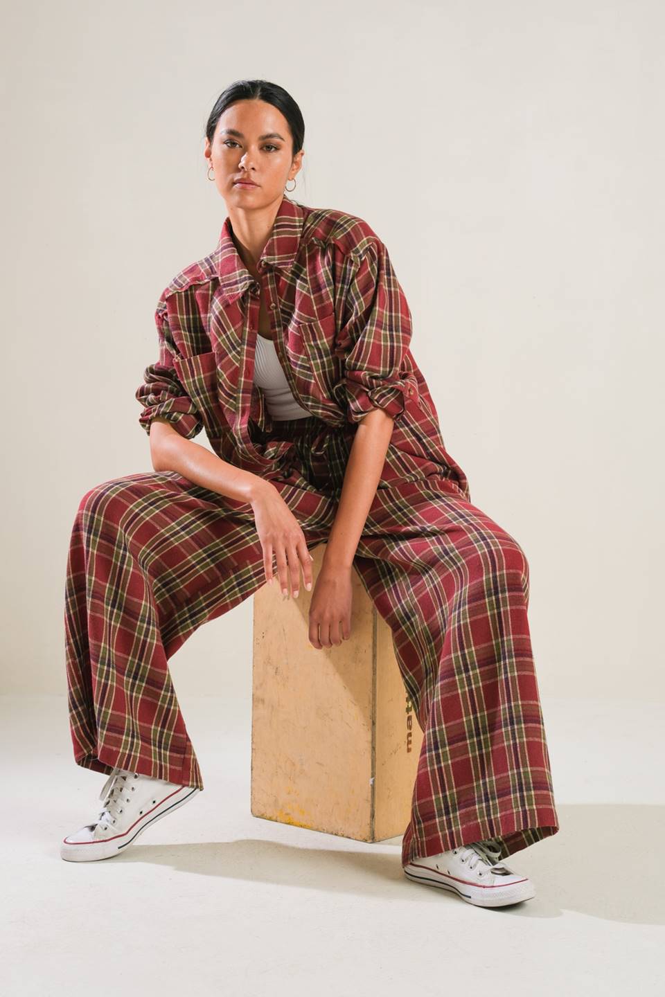 TIMELESS CHARM WOVEN TOP Flying Tomato