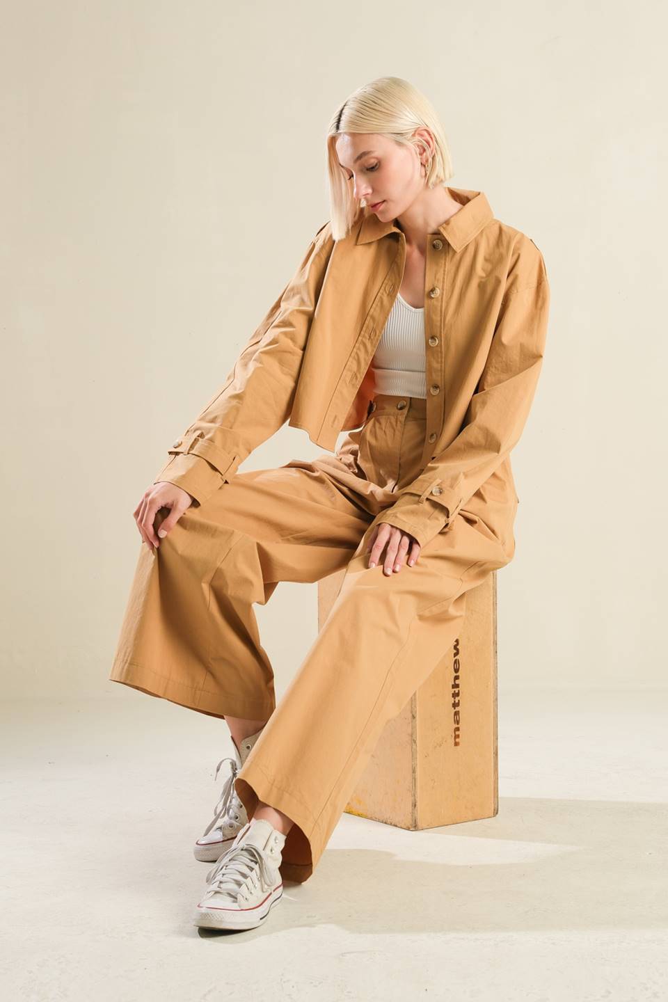 THE BEST OPTION WOVEN TOP Flying Tomato