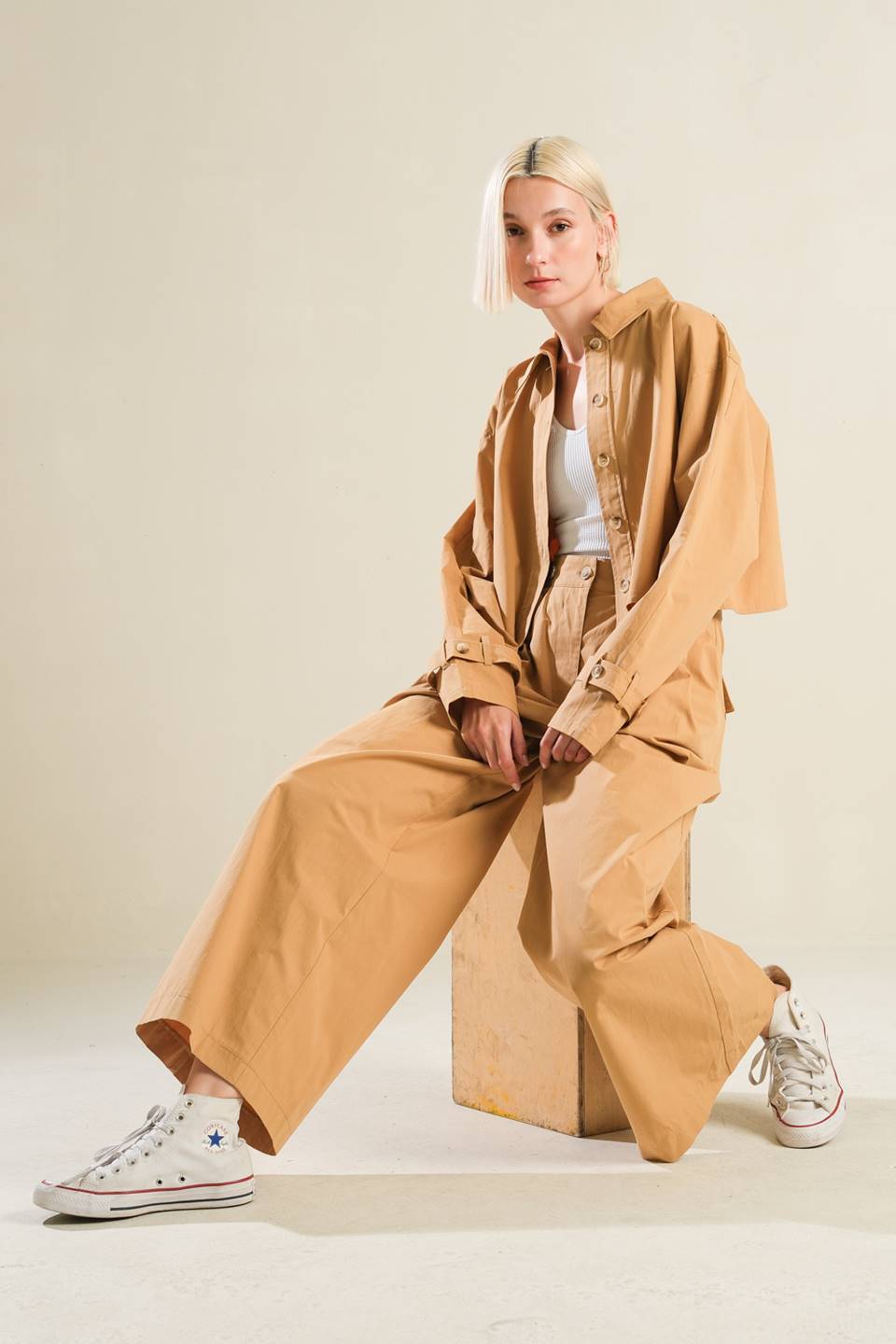 THE BEST OPTION WOVEN TOP Flying Tomato