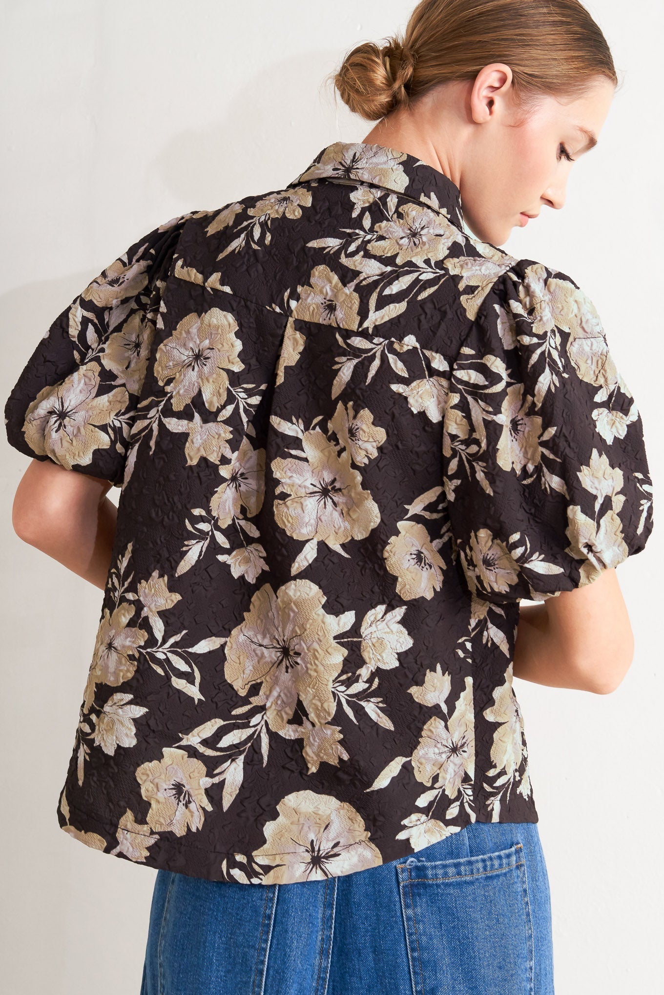 POSH PRESENCE WOVEN TOP Flying Tomato