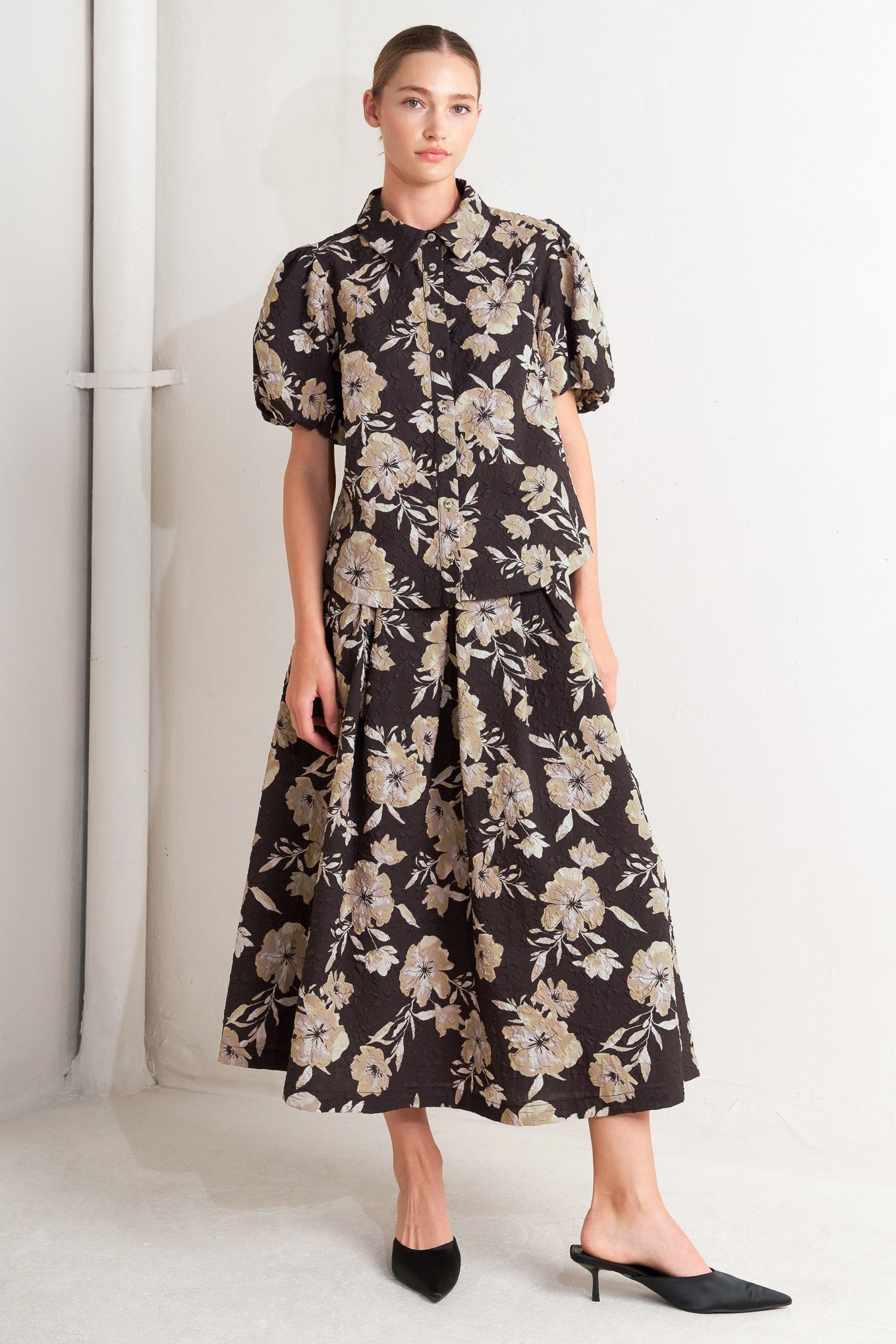 POSH PRESENCE WOVEN TOP Flying Tomato