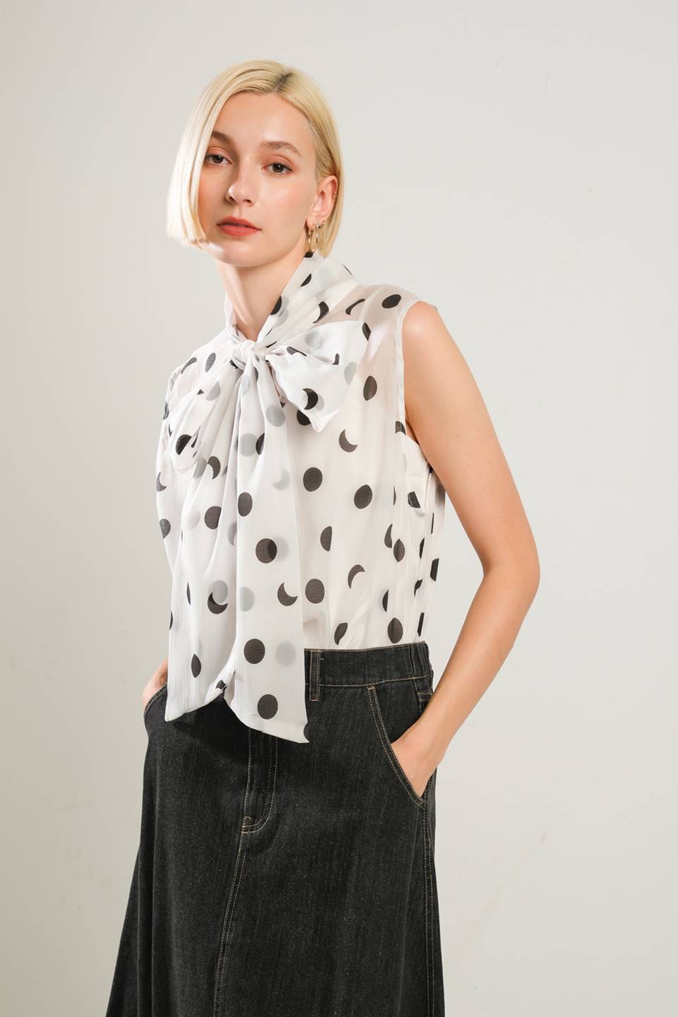 THIS ISN'T GOODBYE WOVEN TOP Flying Tomato