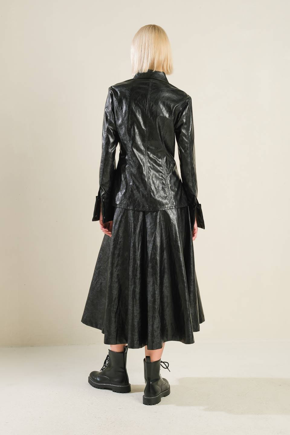 MY HEART TO YOU FAUX LEATHER TOP Flying Tomato