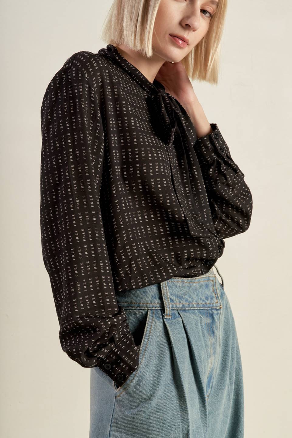 WHEREVER YOU MAY GO WOVEN TOP Flying Tomato