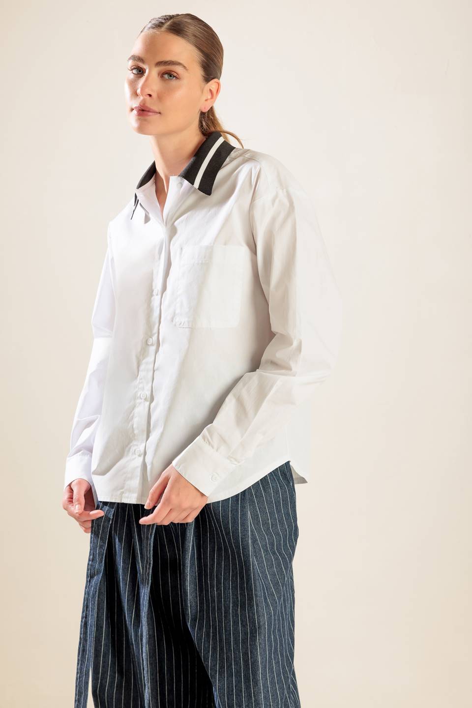 CAUSE A COMMOTION WOVEN TOP Flying Tomato