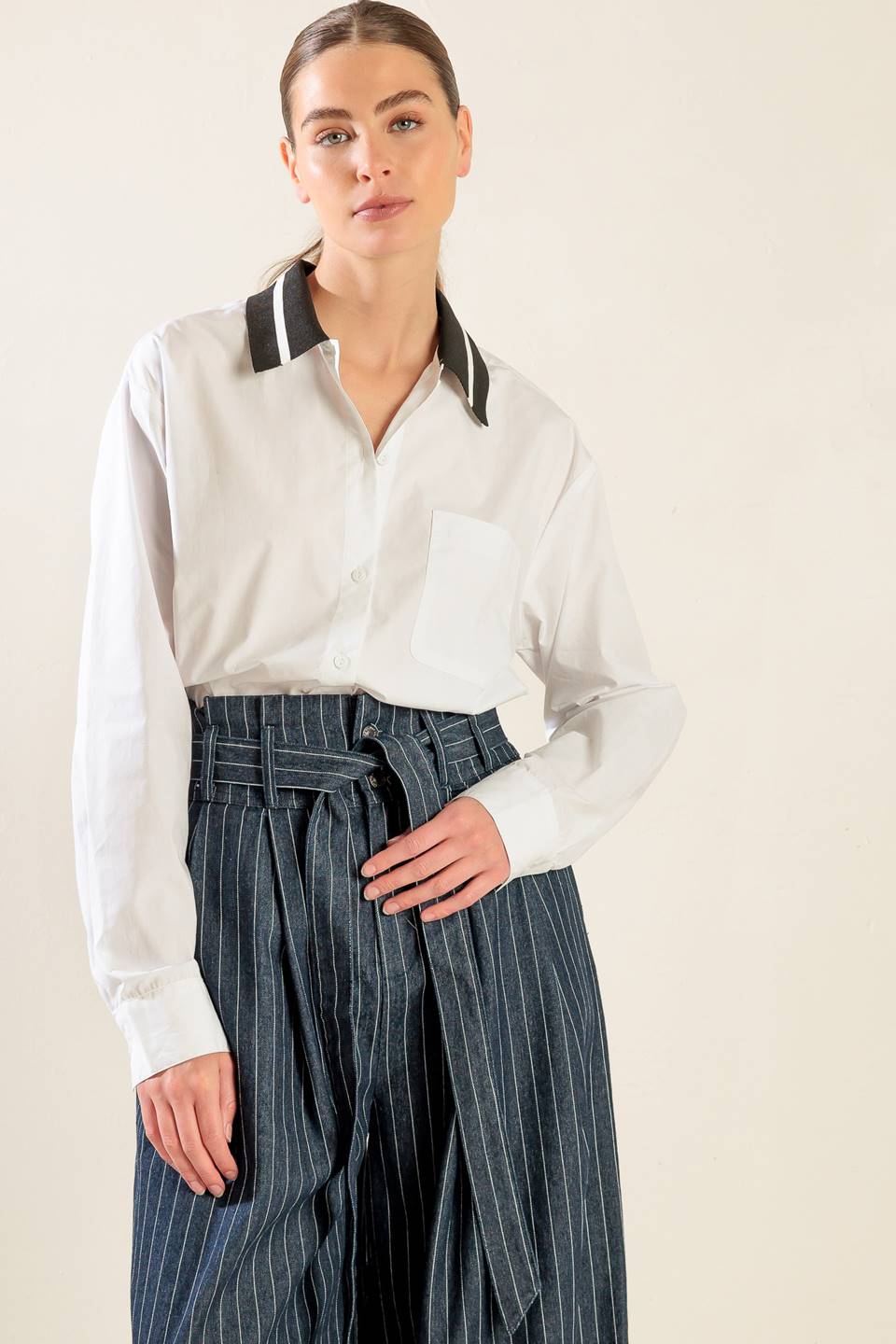 CAUSE A COMMOTION WOVEN TOP Flying Tomato