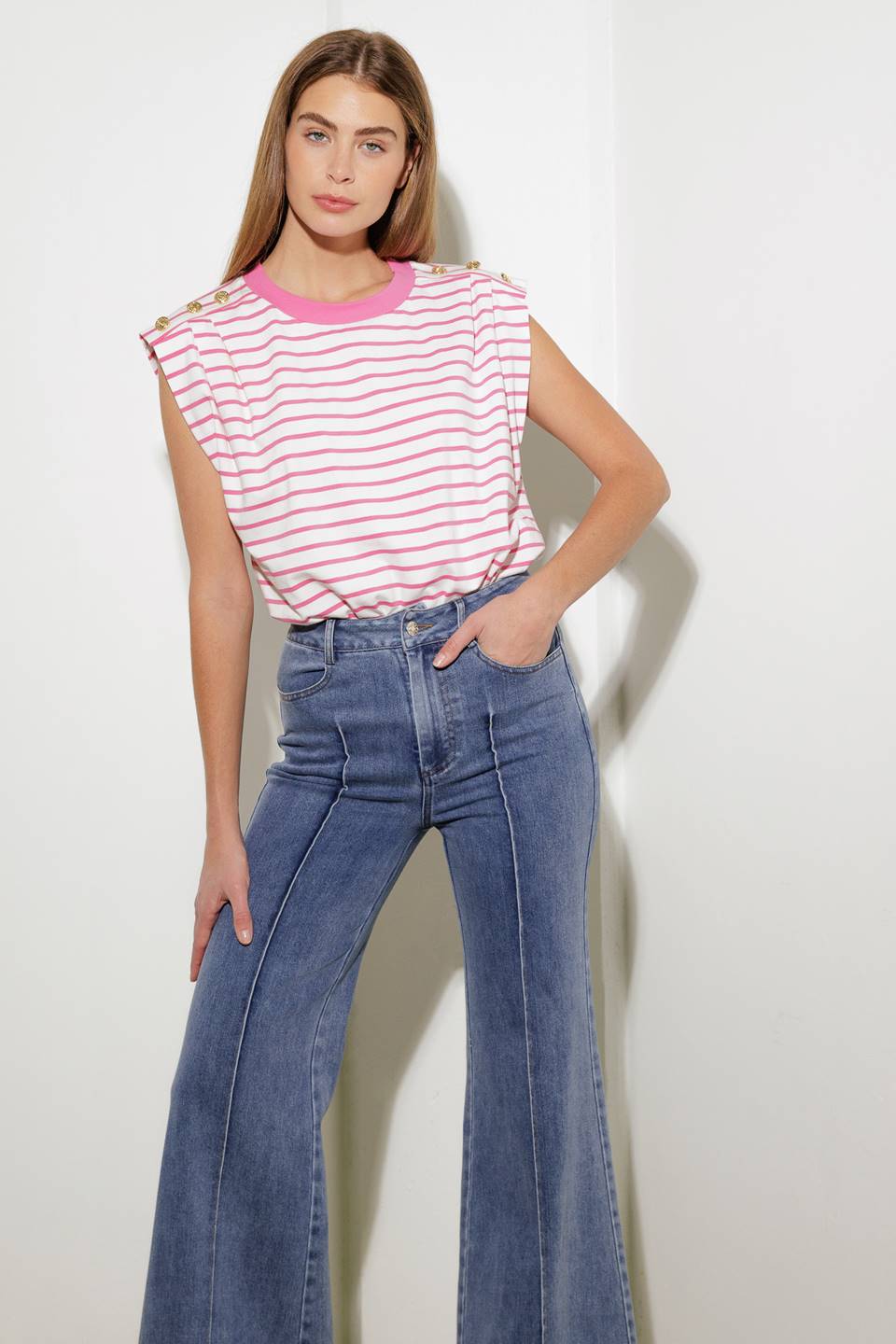 FEELING SPECIAL PINK KNIT TOP Flying Tomato