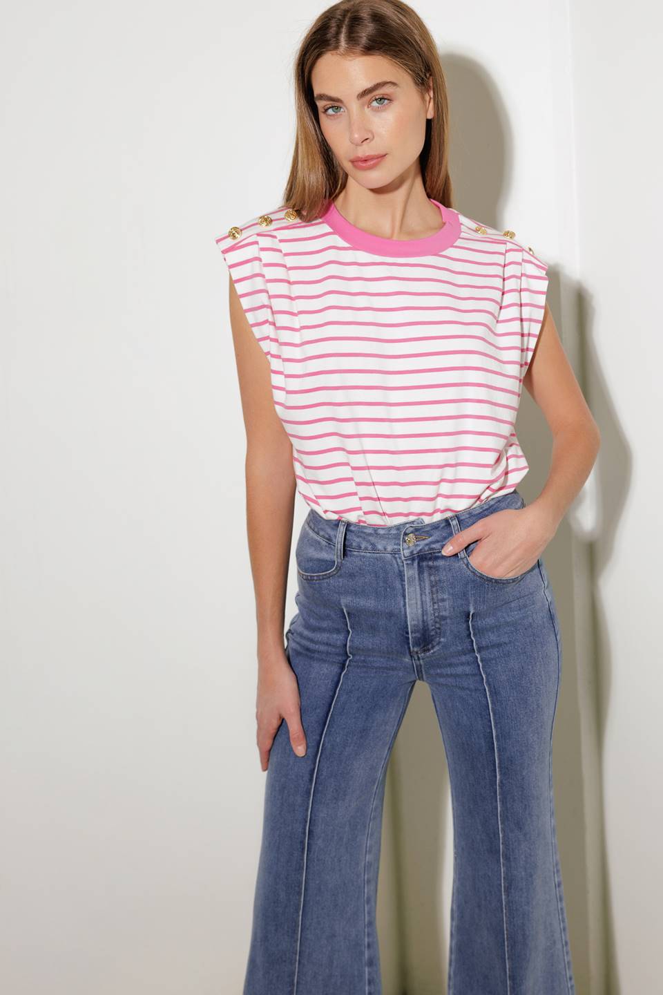 FEELING SPECIAL PINK KNIT TOP Flying Tomato