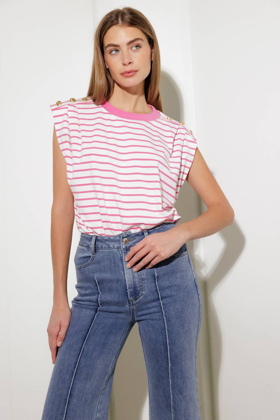 FEELING SPECIAL PINK KNIT TOP Flying Tomato