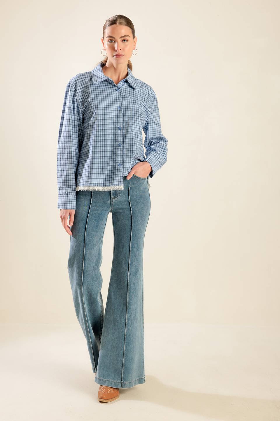 AWAITING LOVE WOVEN TOP Flying Tomato