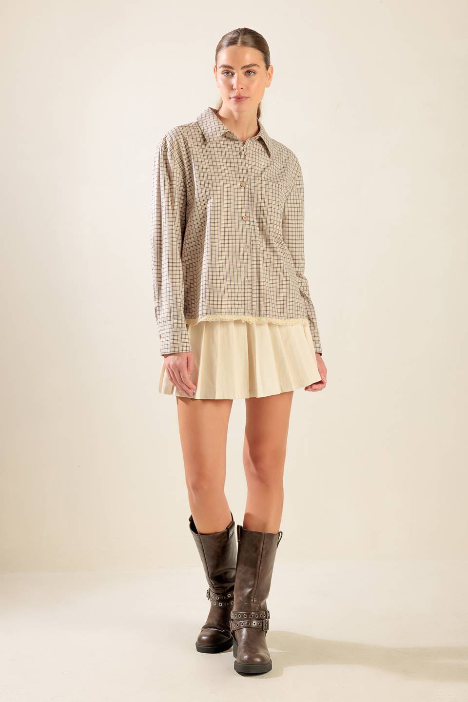 AWAITING LOVE WOVEN TOP Flying Tomato