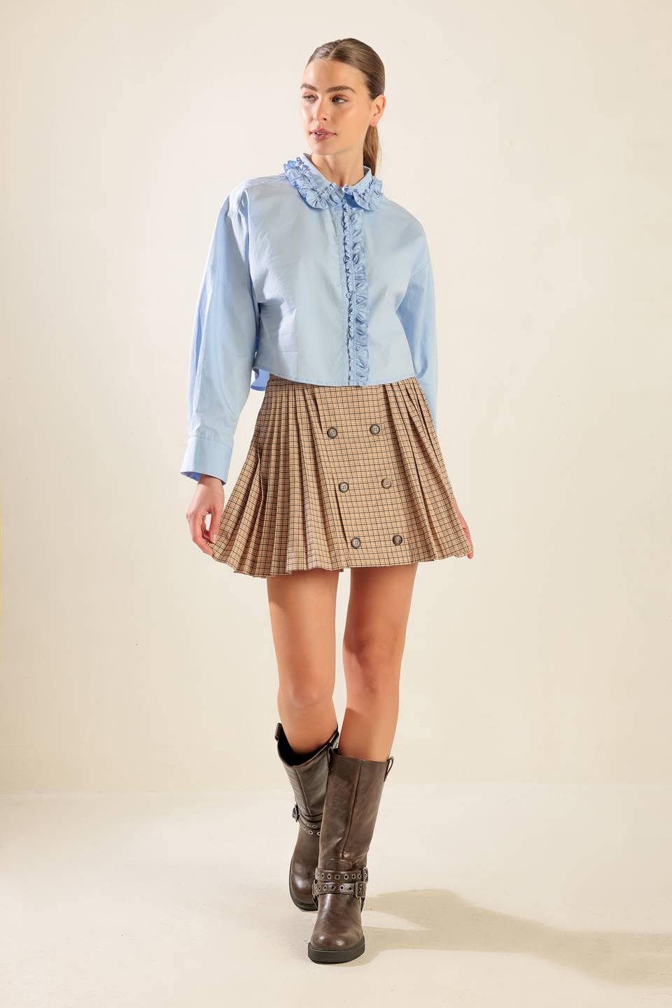 THESE MOMENTS WOVEN TOP Flying Tomato