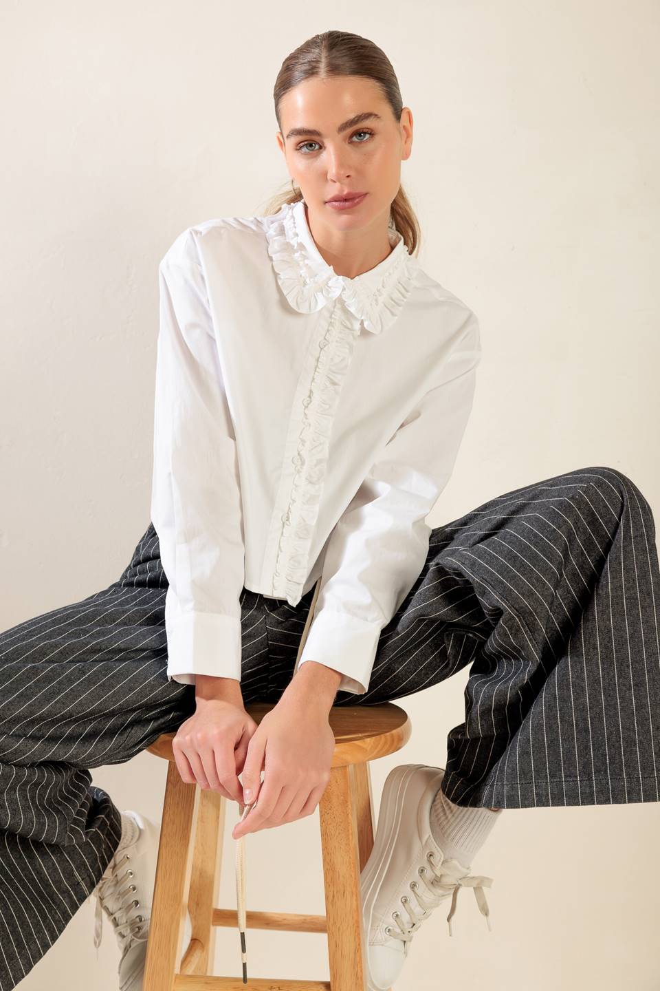 THESE MOMENTS WOVEN TOP Flying Tomato