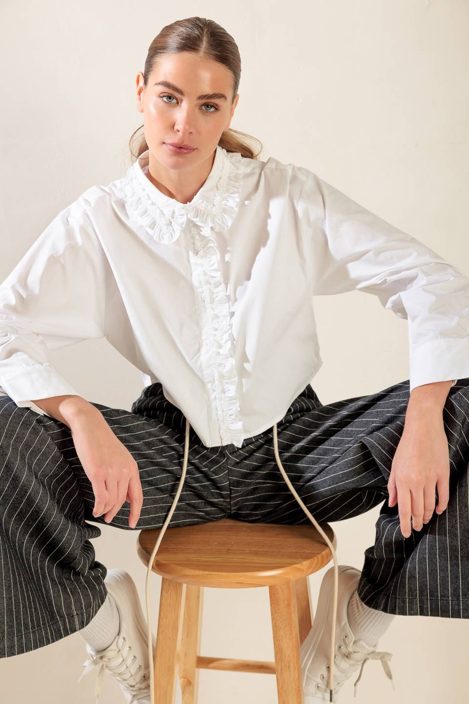 THESE MOMENTS WOVEN TOP Flying Tomato