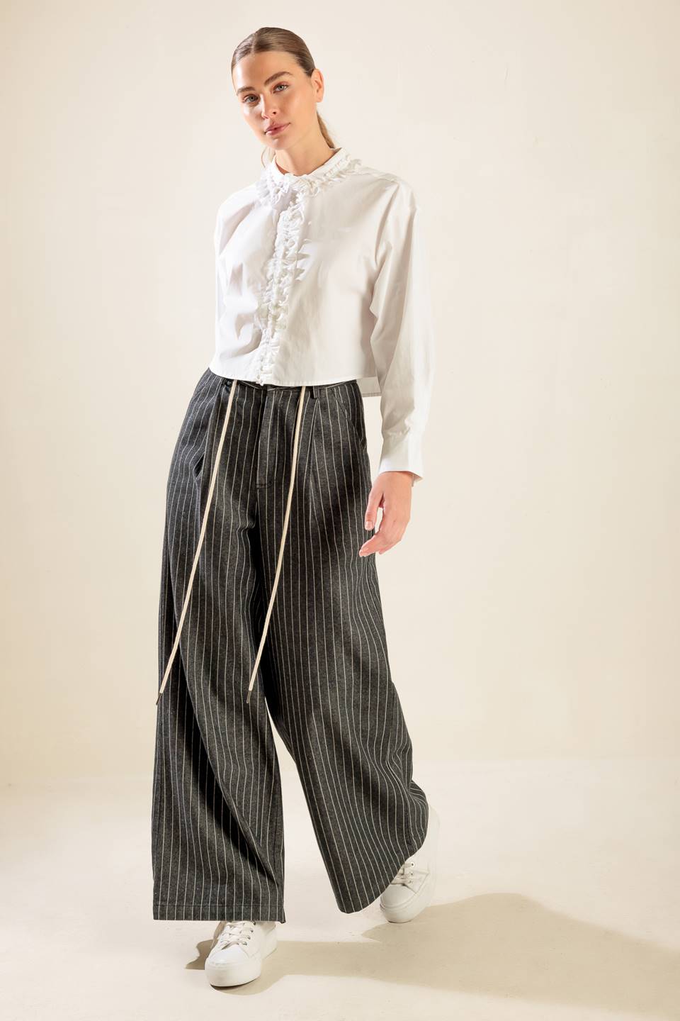 THESE MOMENTS WOVEN TOP Flying Tomato